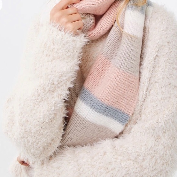 Forever 21 Multicolored /Taupe Scarf 🧣NWT 🏷 - Picture 2 of 4